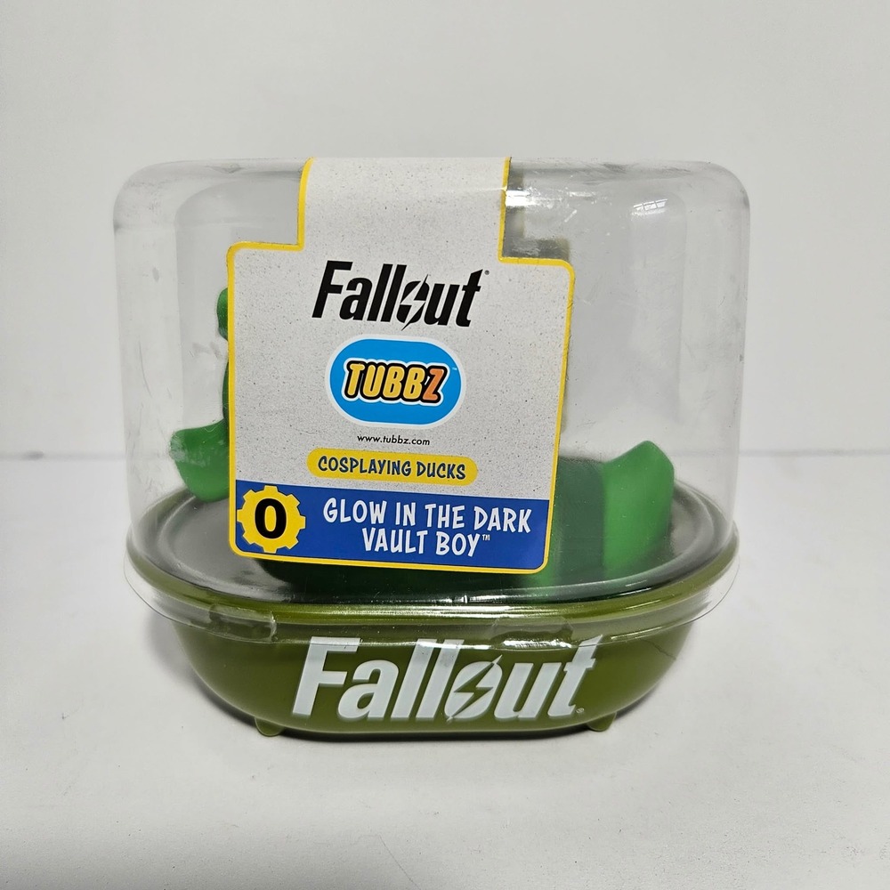 Fallout Tubbz Glow in the Dark Vault Boy Cosplaying Duck Figurine Numskull